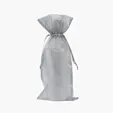 Organza Wine Bag with Satin Drawstring