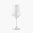 16 oz. Deep Etched Wine Glass