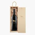 Laser-Engraved Wood Box with Custom Etched Wine