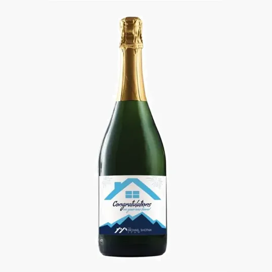 Labeled California Champagne Sparkling Wine, 750 ml