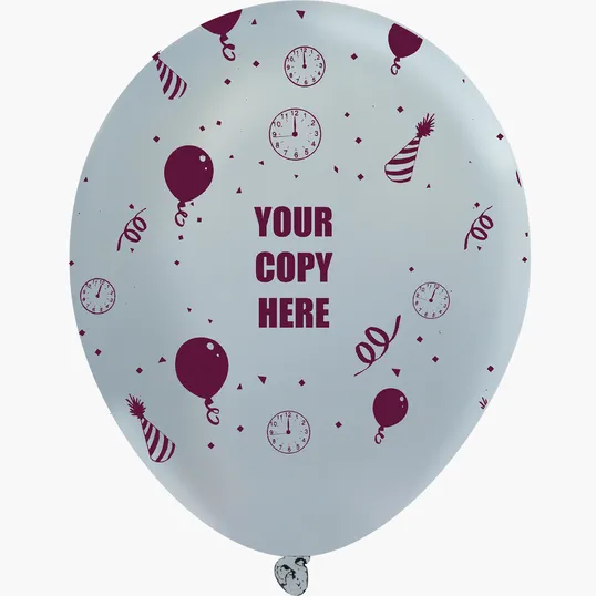 11" Crystal Latex Wrap Balloons