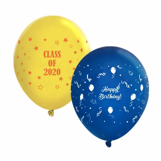 11" Crystal Latex Wrap Balloons — view 2