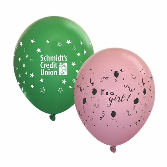 11" Standard Latex Wrap Balloons — view 2