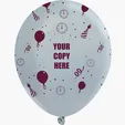11" Standard Latex Wrap Balloons