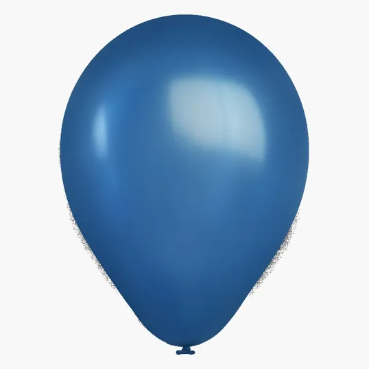 9" USA Metallic Latex Balloons