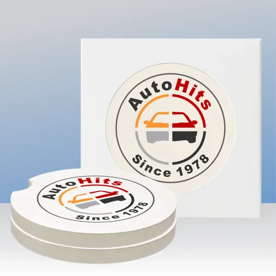 2 Pack Absorbent Stone Car Coaster — view 2