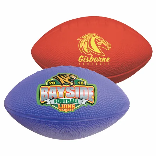 7" Solid Color Foam Football — view 2
