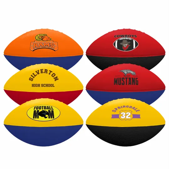 7" 2-Toned Foam Football — view 2