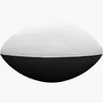 7" 2-Toned Foam Football