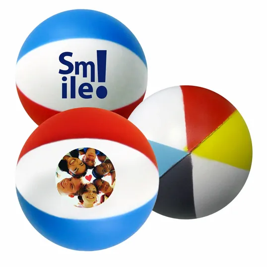 Foam Stress Reliever Beach Ball — view 2