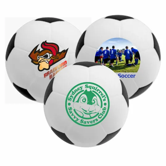 Foam Stress Reliever Soccer Ball — view 2