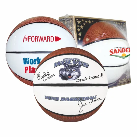Full-Size Synthetic Leather Signature Basketball — view 2