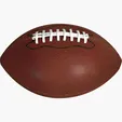 14" Full-Size Synthetic Leather Football