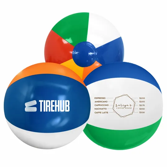 16" Multi-Colored Beach Ball — view 2