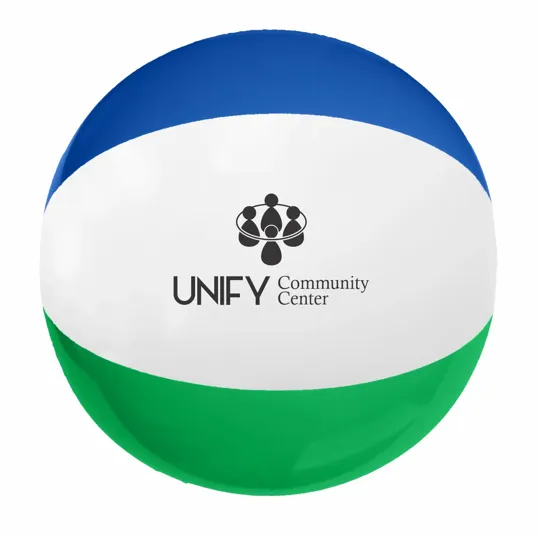 24" Multi-Colored Beach Ball — view 2