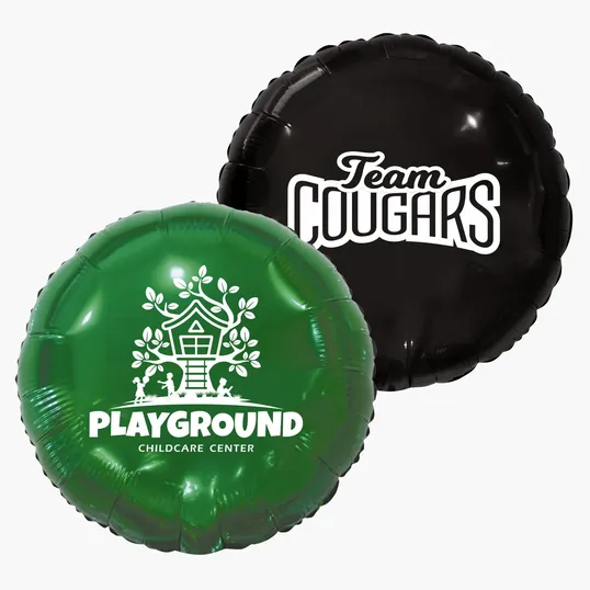 17" Round Helium Saver XtraLife® Foil Balloons — view 2
