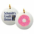 3" Ceramic Ornament - Round — view 2