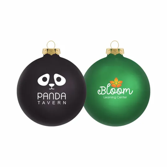 3¼" Traditional Glass Ornaments — view 2