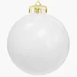 3¼" USA-Made Round Glossy Shatterproof Ornament