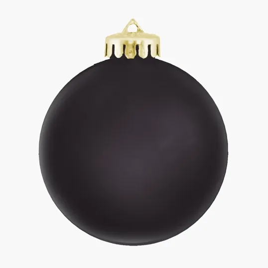 3¼" Satin Finish Round Shatterproof Ornament