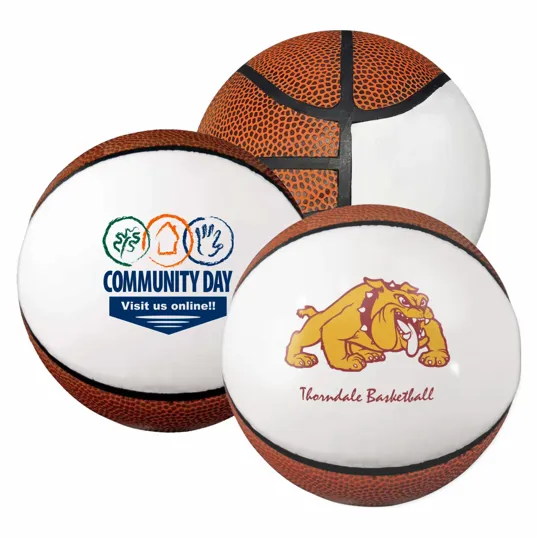 5" Mini Synthetic Leather Signature Basketball — view 2