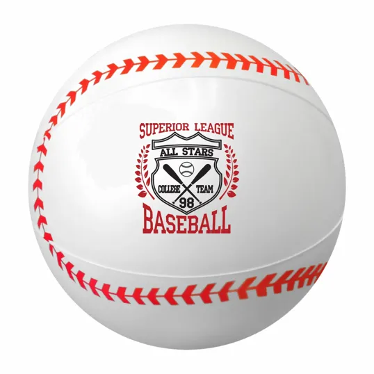 16" Sport Beach Ball - Baseball — view 2