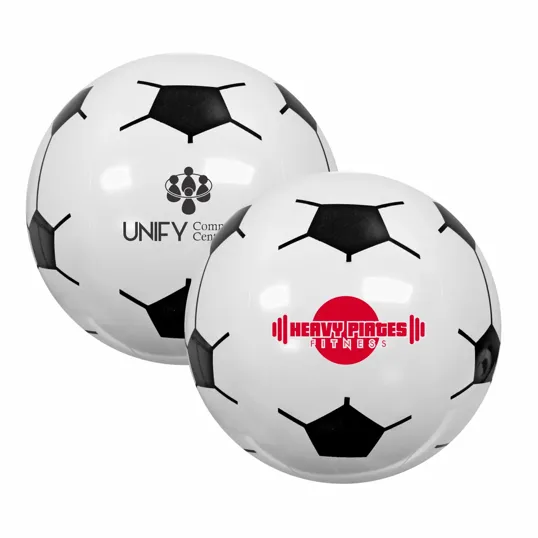 9" Sport Beach Ball - Soccer — view 2