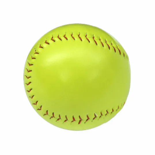 Optic Yellow Synthetic Leather Softball