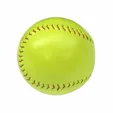 Optic Yellow Synthetic Leather Softball