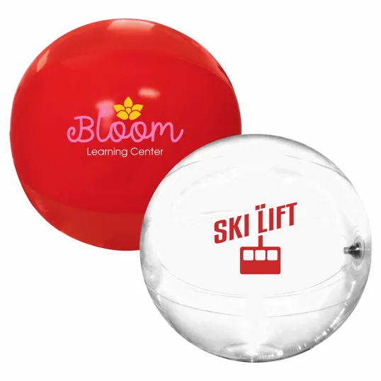 16" Solid Color Beach Ball — view 2