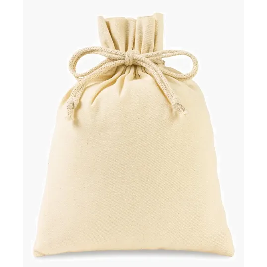 Canvas Drawstring Gift Bag, Medium