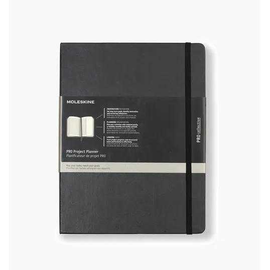 Moleskine® Hard Cover Ruled XL Professional Project Planner