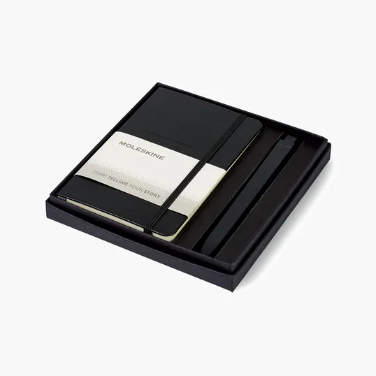 Moleskine® Pocket Notebook and GO Pen Gift Set — view 3