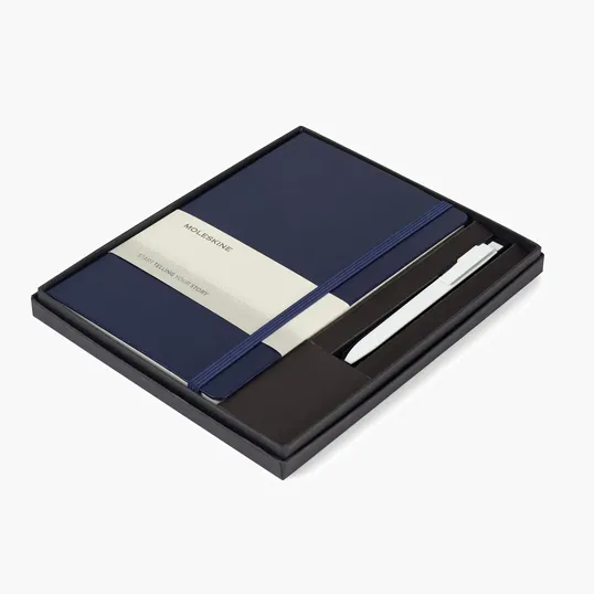 Moleskine® Large Notebook and GO Pen Gift Set — view 4