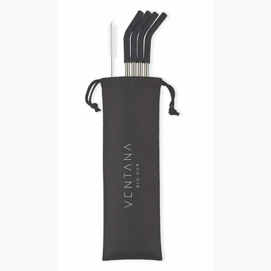 Aviana™ Poppy 4-Pack Stainless Straw Set — view 3