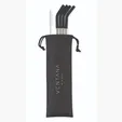 Aviana™ Poppy 4-Pack Stainless Straw Set — view 3