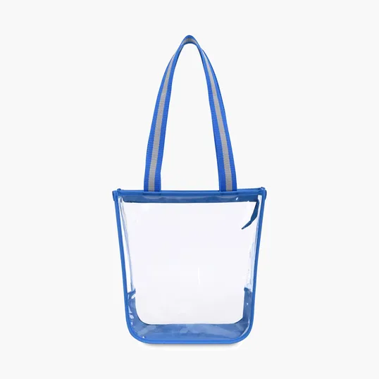 Sigma Clear Zippered Tote with 25" Shoulder Straps — view 3