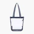 Sigma Clear Zippered Tote with 25" Shoulder Straps — view 2