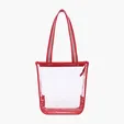 Sigma Clear Zippered Tote with 25" Shoulder Straps — view 4