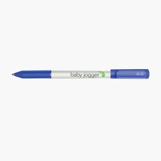 Paper Mate® Write Bros Stick Pen, White Barrel, Blue Ink — view 9