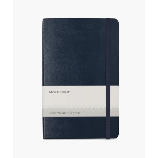 Moleskine® Hard Cover Large Double Layout Notebook — view 2