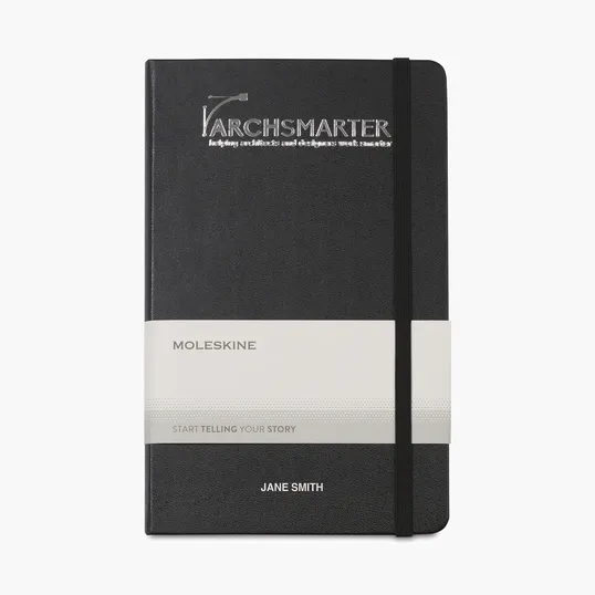 Moleskine® Hard Cover Large Double Layout Notebook — view 3