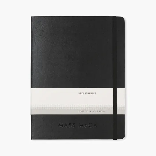 Moleskine® Hard Cover X-Large Double Layout Notebook — view 2