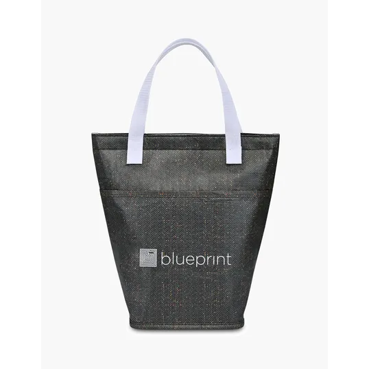 Sami Laminated Recycled Non-Woven Mini Tote Cooler — view 4