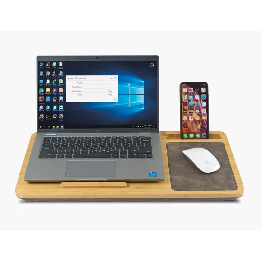 Auden Bamboo Lap Desk with Vented Laptop Tray