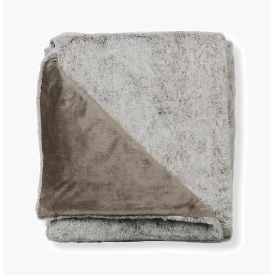 Luxe Faux Fur Throw Blanket — view 2