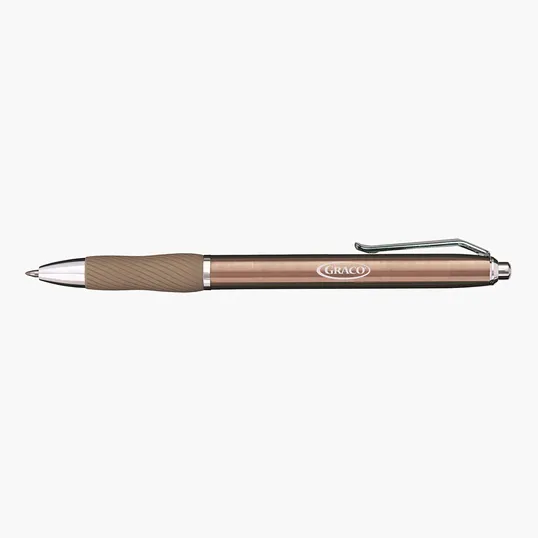 Sharpie® S-Gel Metal Champagne Barrel Pen — view 3