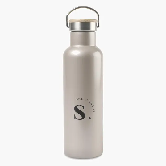 Aviana™ Metallics Double Wall Stainless Steel Wine Bottle - 25 Oz. — view 4