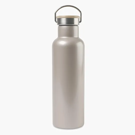 Aviana™ Metallics Double Wall Stainless Steel Wine Bottle - 25 Oz. — view 2