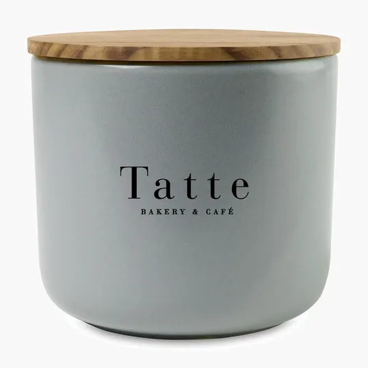 Be Home® Brampton Stoneware Container, Large — view 4